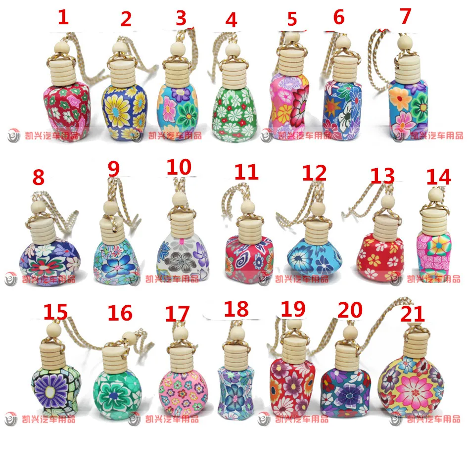 10 шт./лот многоразовые флаконы для духов Полимерная глина пустые маленькие