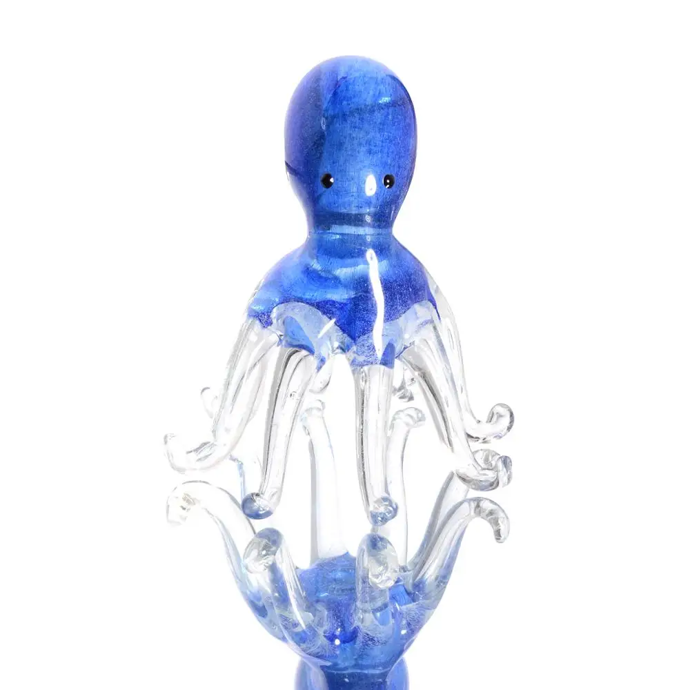 Хрустальное украшение статуэтка осьминога ручной работы выдувная стеклянная