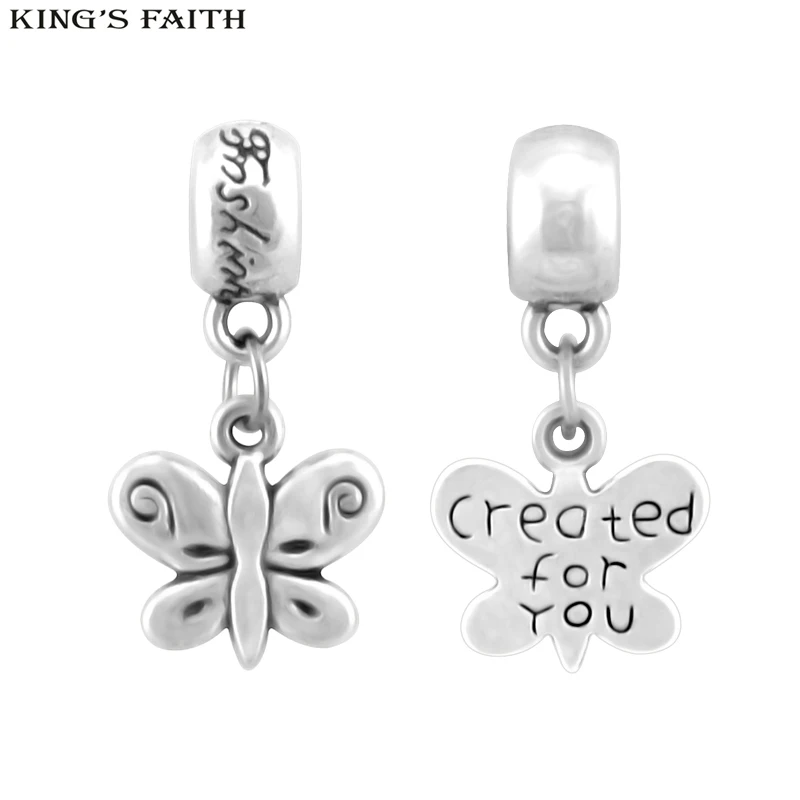 New Fashion Created For You Butterfly Pendants Fit pandora Bead Charms Bracelet Women DIY Jewelry Making SPP173 | Украшения и