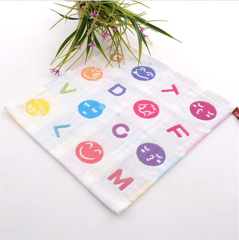 27x27cm gauze cotton child towel Hand Towel wholesale Home Cleaning Face for baby for Kids High Quality Bath Towel Set images - 6