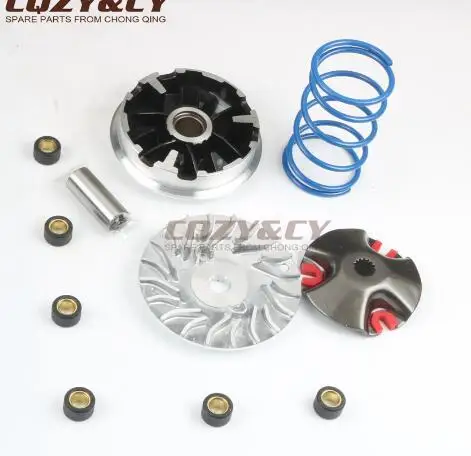 1K Variator Set Производительность вариатор набор w/13g ролики и 1K 1,5 K 2K кручение пружина для YAMAHA BWS125 ZUMA125 CYGNUS-X/-SR/-FI X-Max 125 4T - Цвет: 1K Variator Set