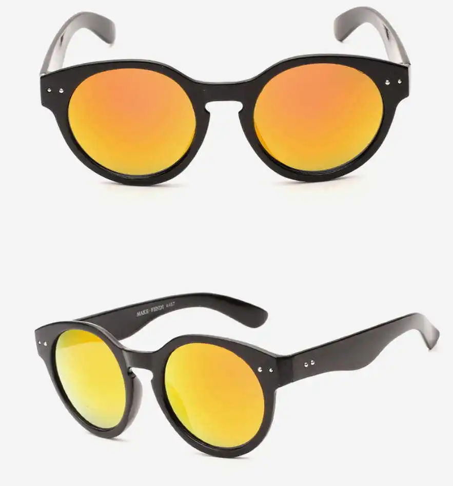 outdoor sport men and women circular fishing glasses UV protection mirror polarized sunglasses 100 pcs/lot free shipping | Аксессуары