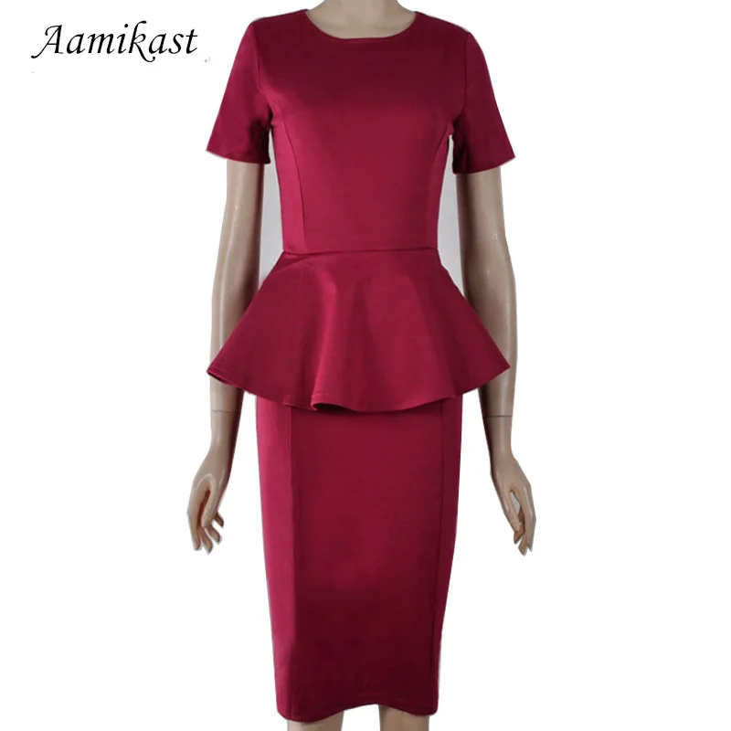 Женское платье с коротким рукавом H2 Повседневное миди о вырезом в стиле