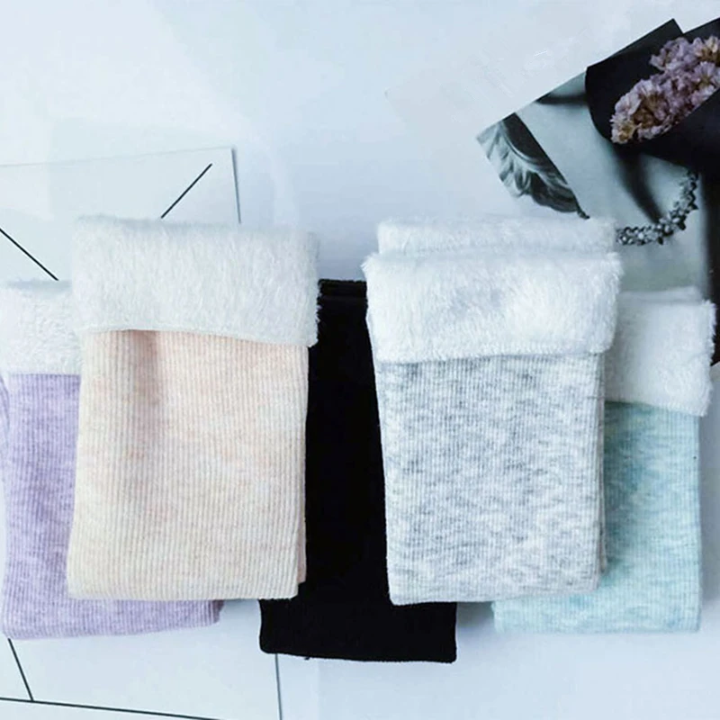 1 пара новые зимние женские теплые носки рождественские подарки хлопковые