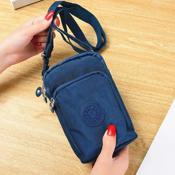 Bag Dark Blue Женский кошелек для монет, женские кошельки с карманами, женские сумки-мессенджеры для денег, держатель для карт, женские кошельки, Женский кошелек, мини-сумка на плечо на молнии - Цвет: Bag Dark Blue