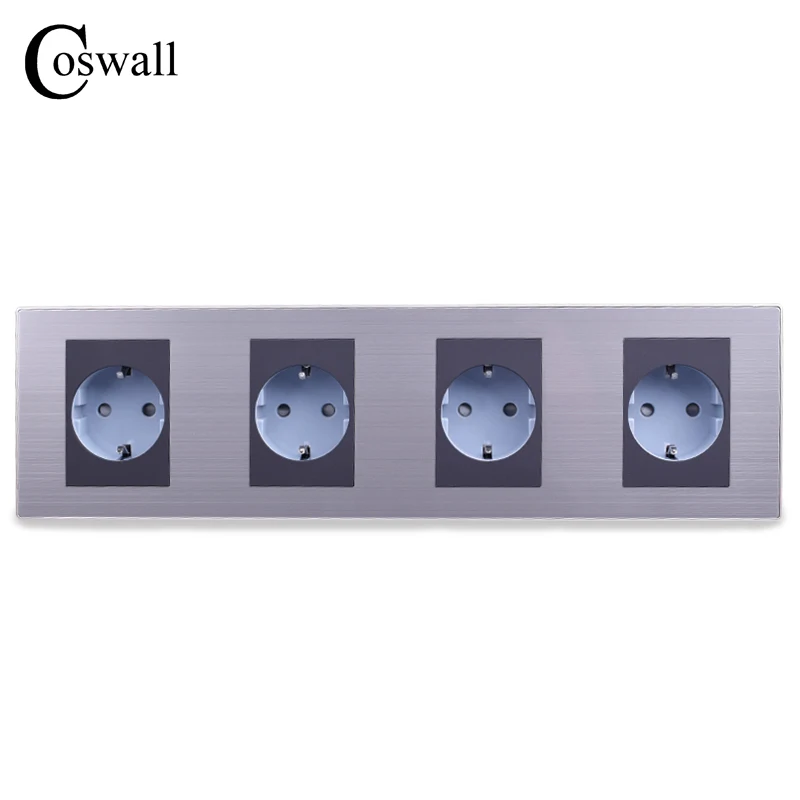 Электрическая розетка из нержавеющей стали 16 А 110 250 В|eu socket plug|plug acplug ac power |