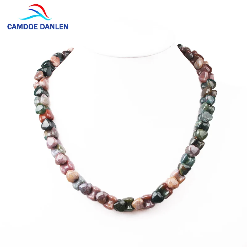 2017 Hi-Q N Natural Stone Beads Heart Necklaces Women Chain 45CM Choker Necklace Pendants Charm Bohemian jewelry | Украшения и