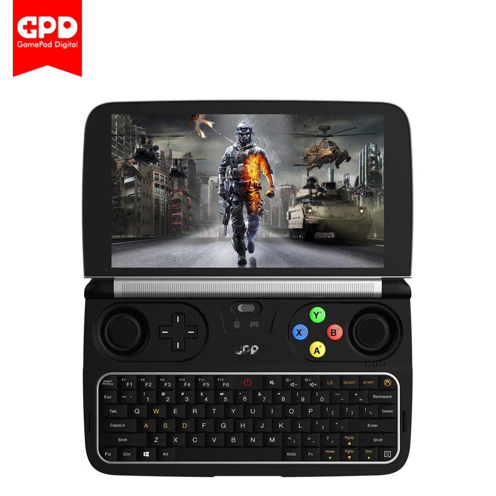 GPD WIN2 6 &quotПортативный игровой ноутбук 8 ГБ ОЗУ 256 Гб ПЗУ m3 7Y30 Windows 10 система WIN 2