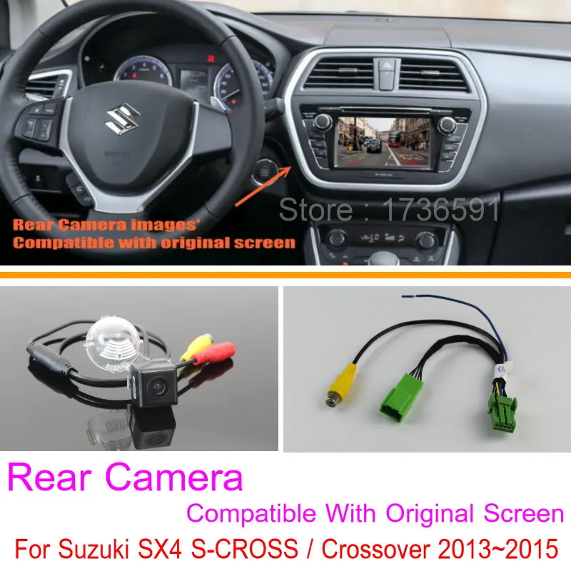 RCA и оригинальный экран совместимый с Suzuki SX4 S CROSS/камера заднего вида