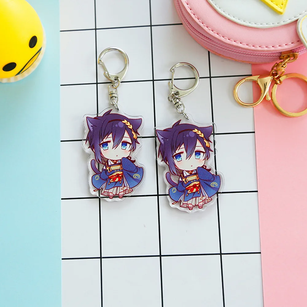 7 видов аниме мультфильм Touken Ranbu онлайн акриловый брелок Kogitsunemaru Munechika кулон