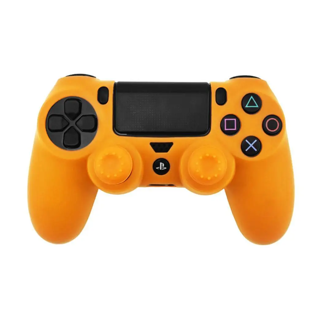 Мягкий силиконовый чехол для PS4 Pro с тонкими ручками Защитный Твердый захват