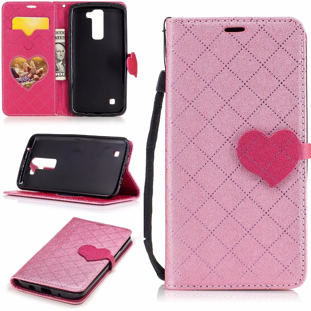 Flip Love Pattern Cover Case With Stand Function Support Drop Protection For LG K7 K8 | Мобильные телефоны и аксессуары