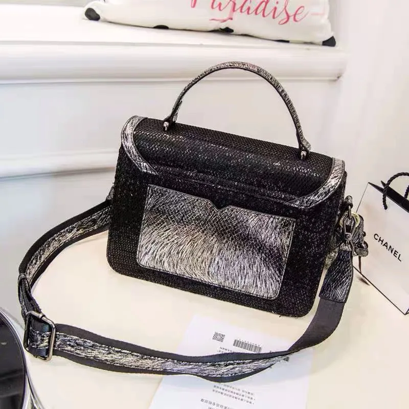 Кошелек hombro de cadena para mujer 2019 кошелек lujo Mujer marcas famosas diseньador bolso mano черный с блестками |