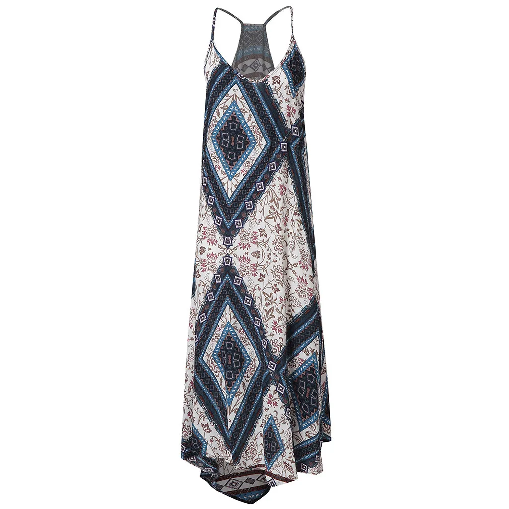 Платья большого размера Женский носовой платок без рукавов платье с o-образным