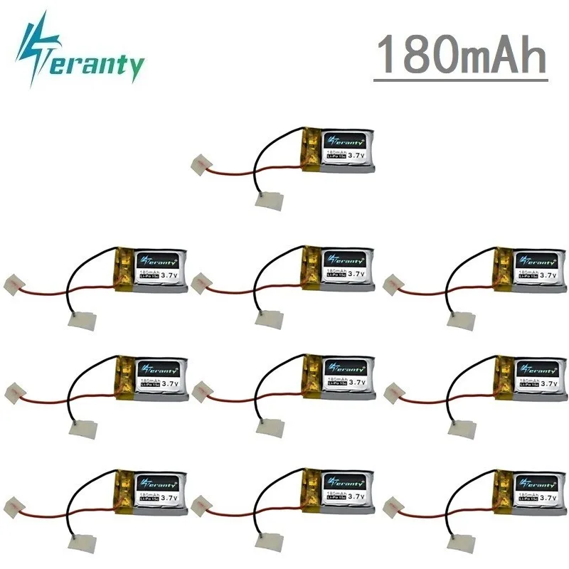 

3.7V 180mAh Lipo battery for Syma S105 S107 S107G S109 S107 M3 for RC Quadcopter Spare Parts 3.7V Drone Battery 701723 10pcs/set