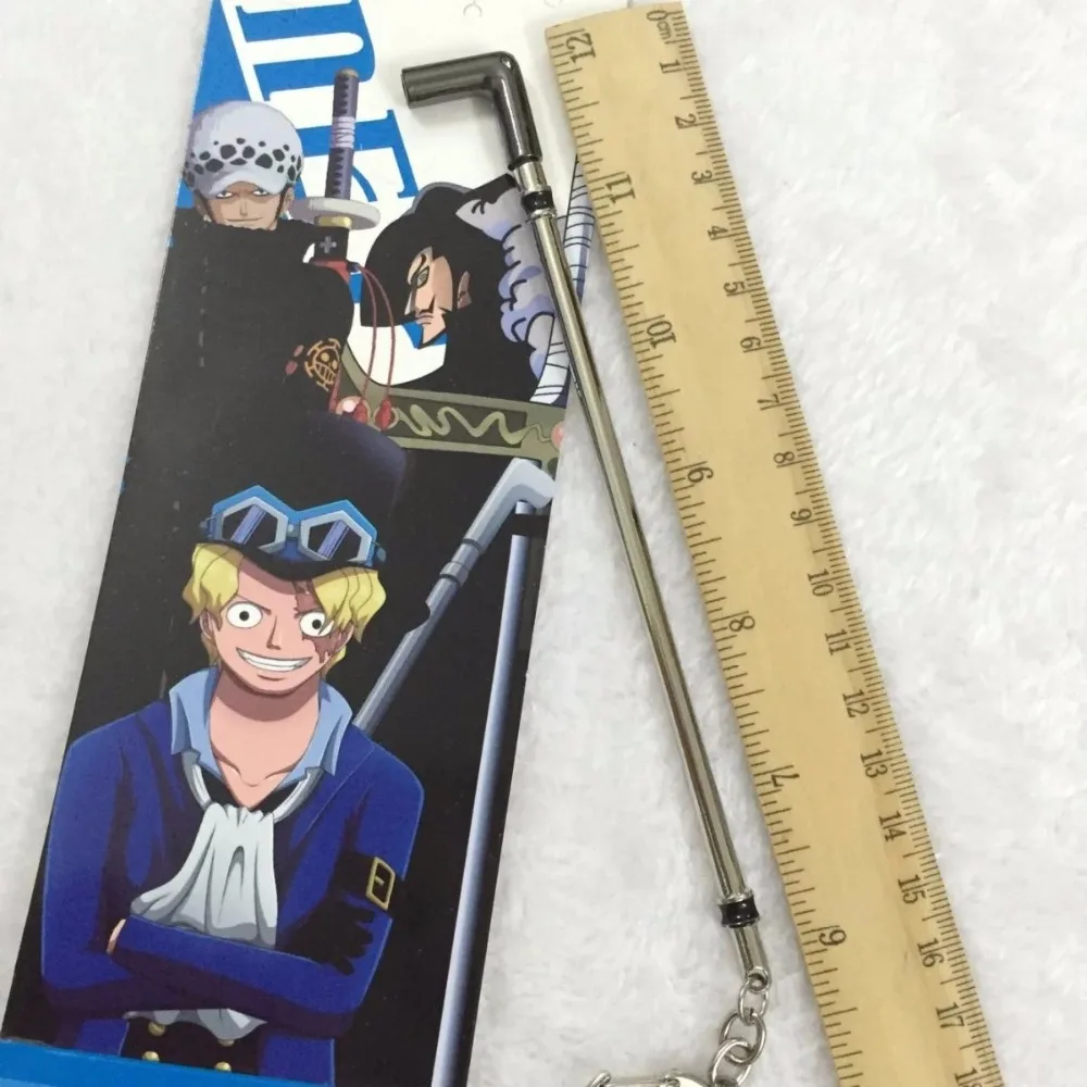 Японский цепочка для ключей с цепочкой ожерелье Sabo Trafalgar Rowe Dracule Mihawk головной убор