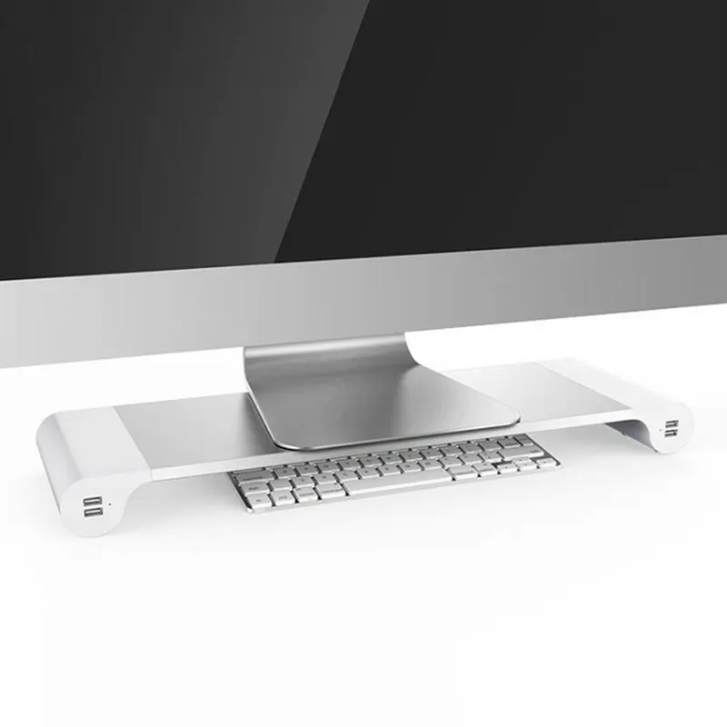 Подставка для монитора компьютера Поддержка ноутбука Macbook алюминиевый сплав