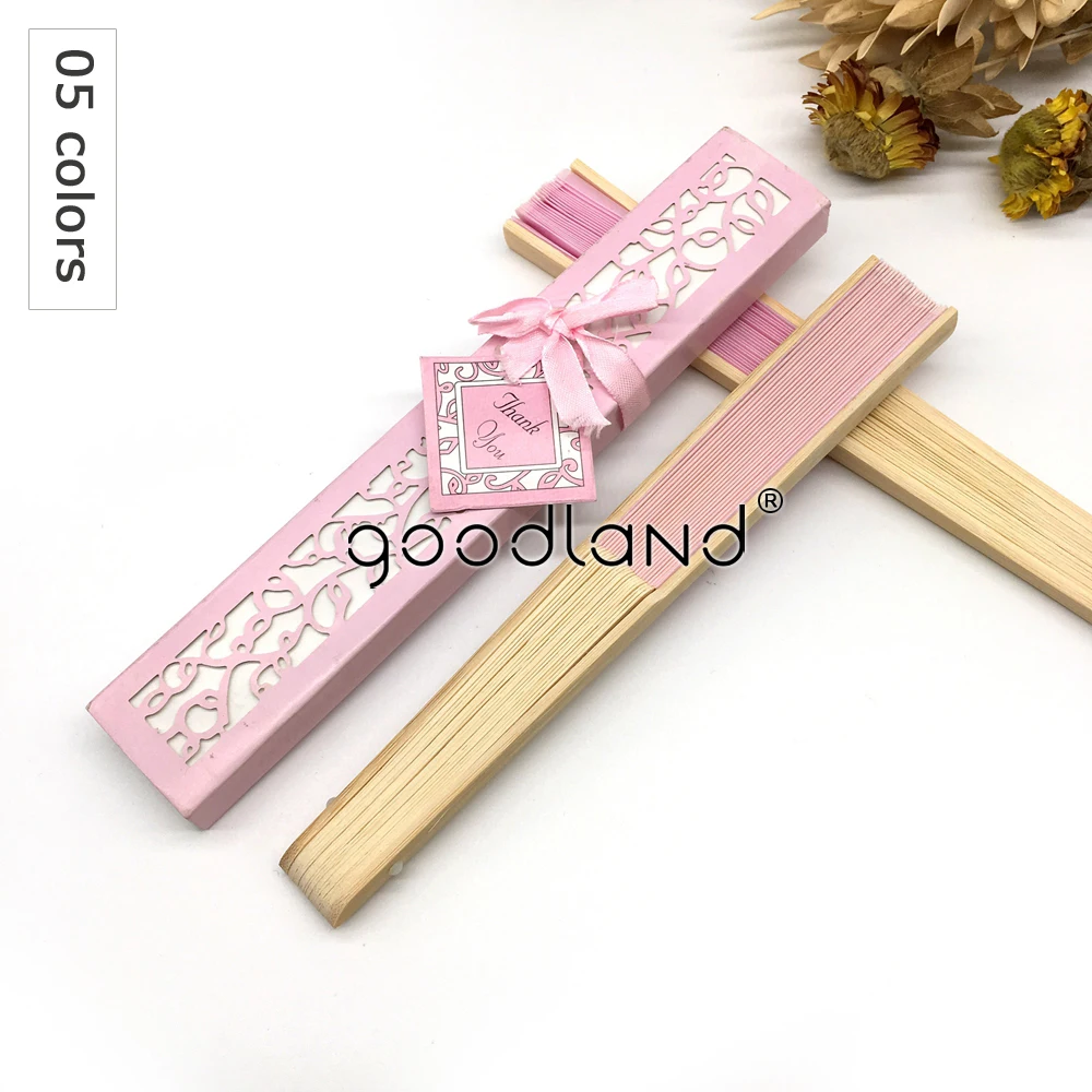 Китайский веер ручной работы с подарочными коробками 10 шт./лот/Лот переносной