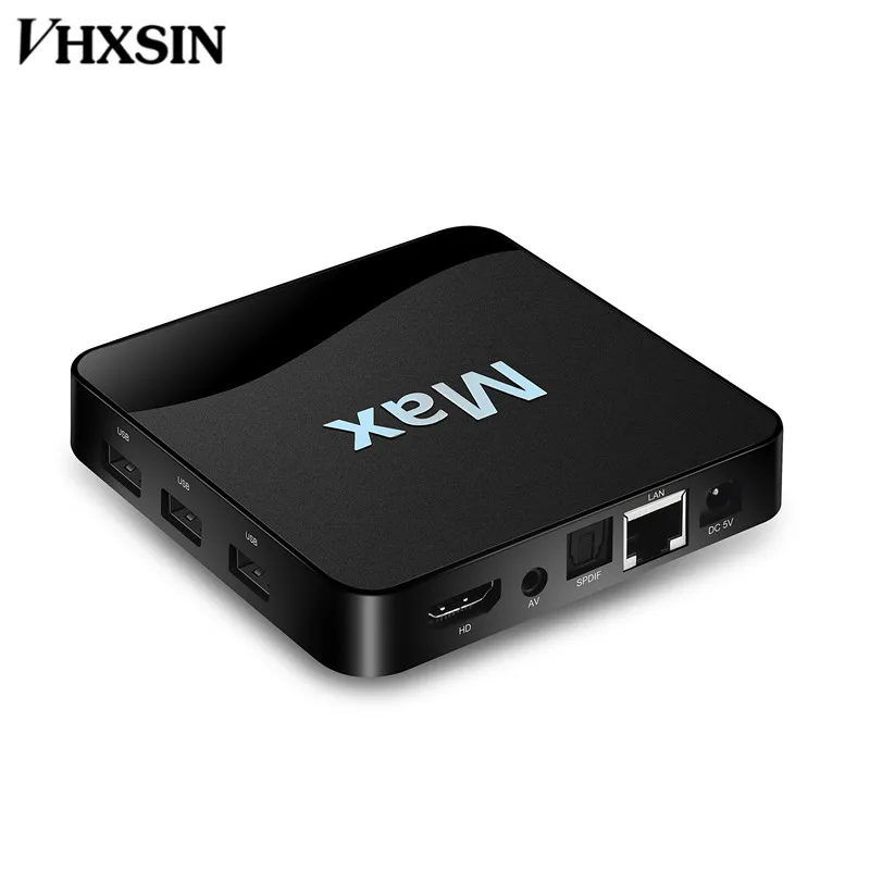 VHXSIN 50 шт./лот T96 MAX s905x2 четырехъядерный Смарт ТВ приставка медиаплеер 2G/16G 4G/32G android 9