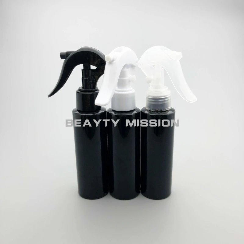 BEAUTY MISSION 48pcs 100ml black small mouse trigger spray plastic bottle disinfectant spray bottle pump,DIY hair spray bottle