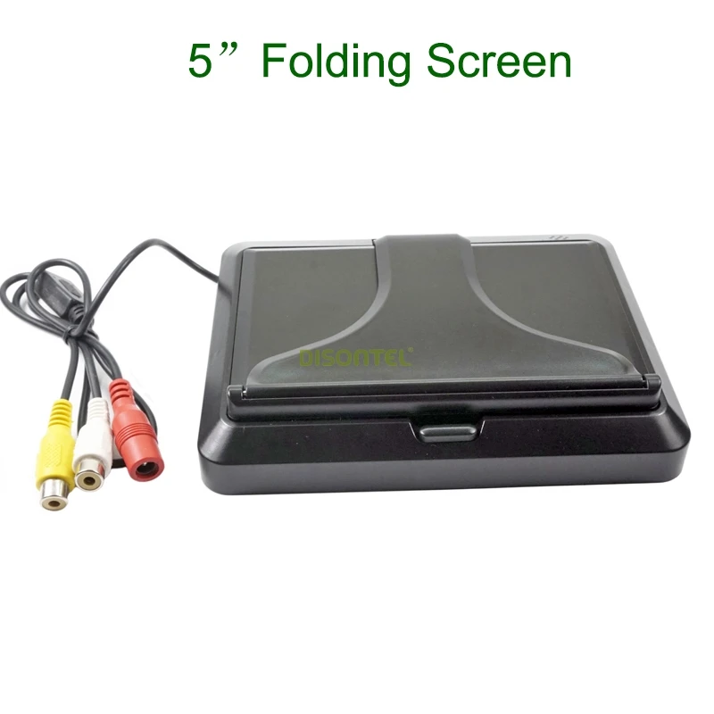 Автомобильный ЖК монитор складной цветной 5 дюймов для парковочной системы|car lcd