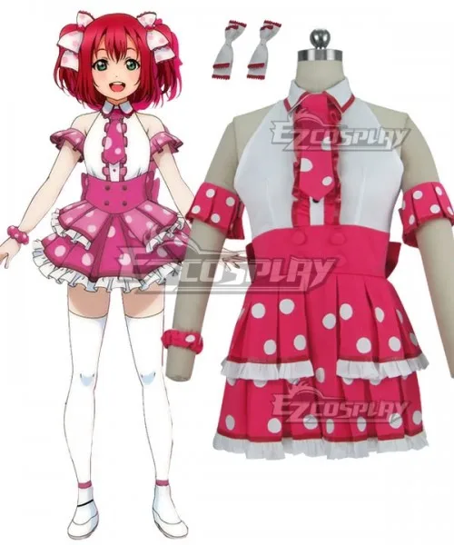 

Отлично! Солнечный свет! Красный костюм для косплея Aqours Ruby Kurosawa E001