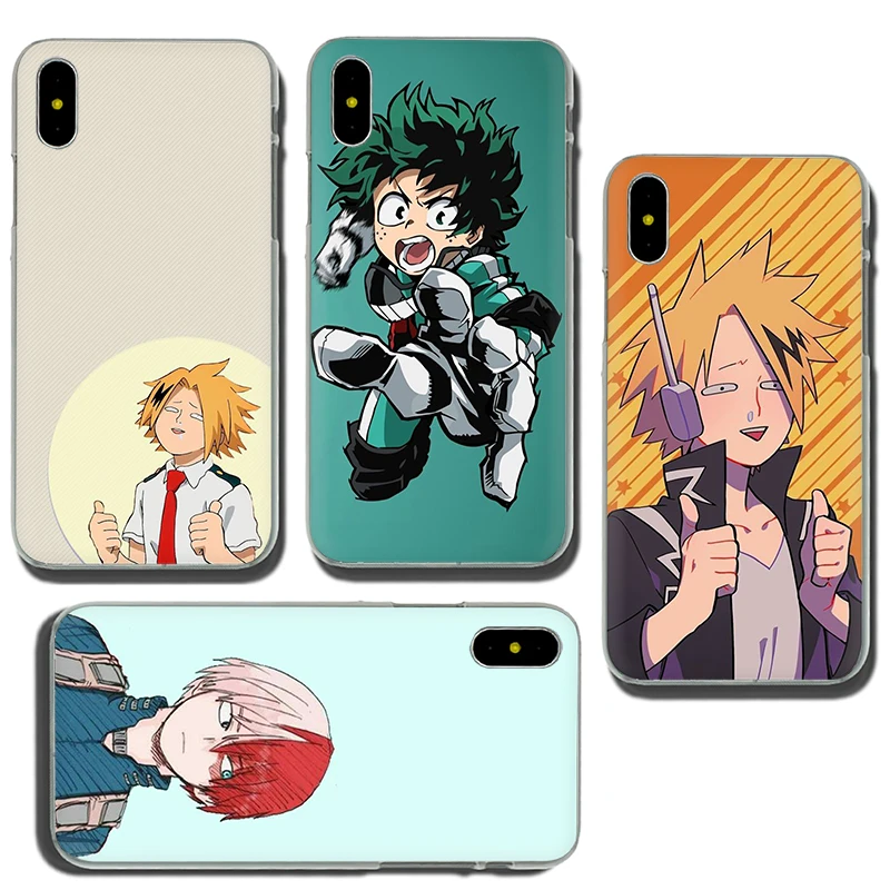 Жесткий чехол для телефона My hero Academy чехол для iPhone 5 5S SE 5C 6 6s 7 8 Plus X XR XS 11 Pro Max