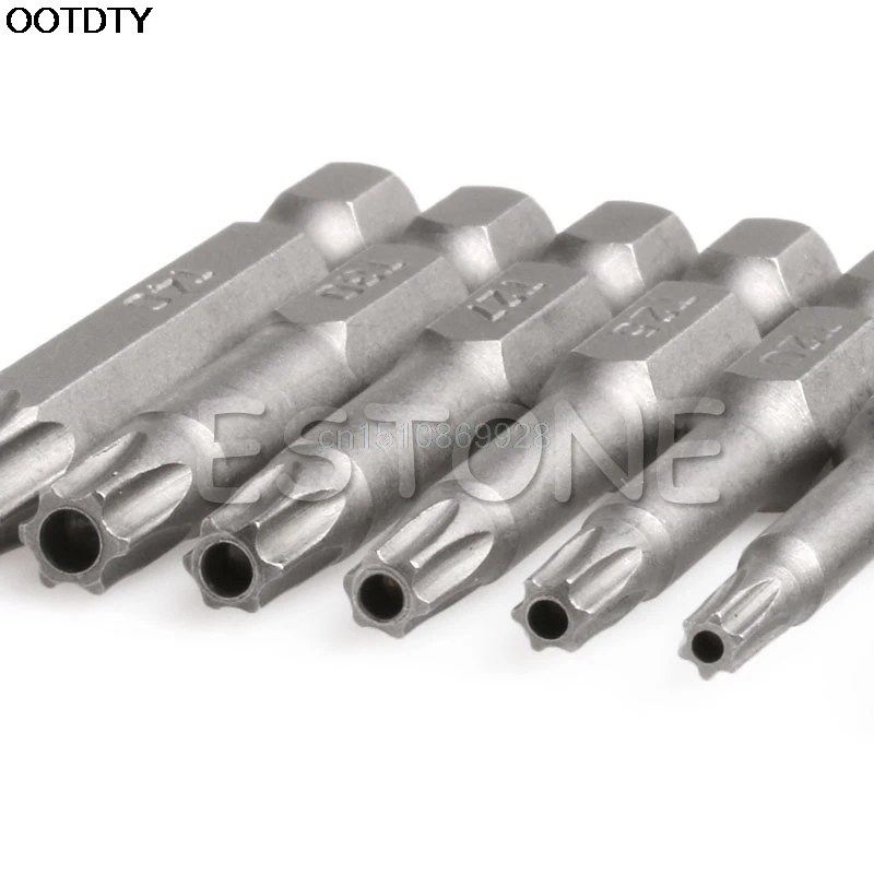 

12pcs/Set Screwdriver 1/4 Inch 50mm T5-T40 Magnetic Torx Screwdriver Bits Kit