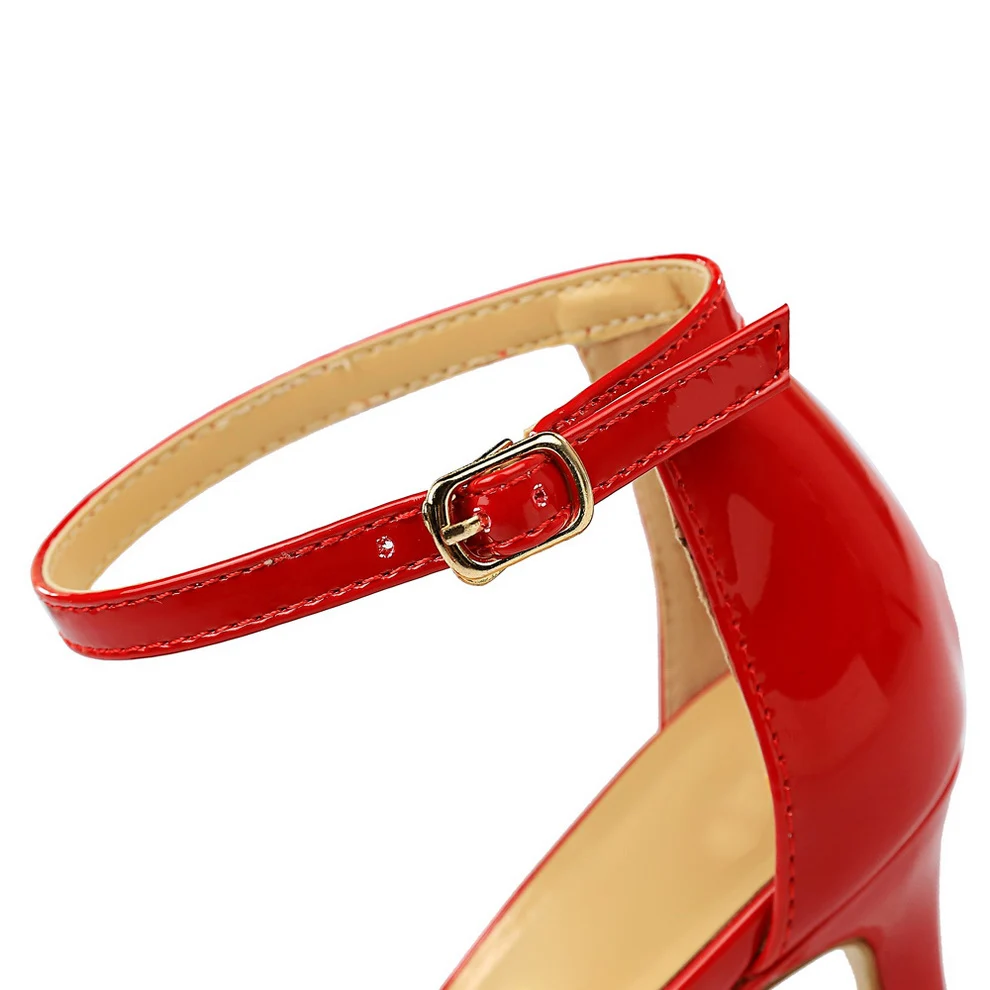 Женские летние сандалии на низком каблуке с ремешком 8 см 11 блестящие туфли