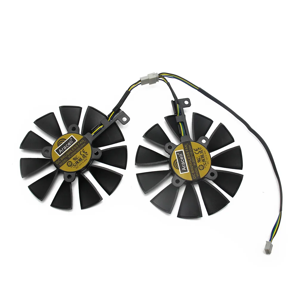 Вентилятор охлаждения 87 мм для ASUS GTX1060 1070 Ti RX 470 570 580 PLD09210S12HH 28 | Компьютеры и офис
