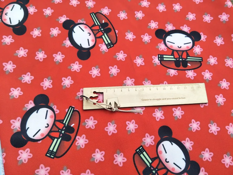 50*148 см классический мультфильм кукла Pucca DIY ручной работы ткань холст для