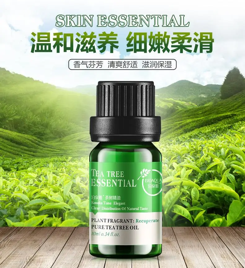 Tree Tea Oil For Acne Scar Removal Cystic Treatment Blackhead Pore Strips Skin Care Pimples | Красота и здоровье