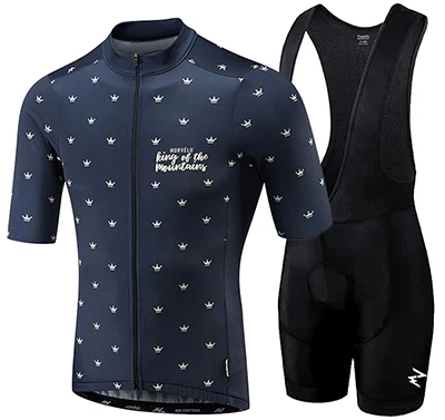 jersey set 19 Профессиональный командный Мужской комплект из Джерси с коротким рукавом для велоспорта и езды на велосипеде - Цвет: jersey set 19