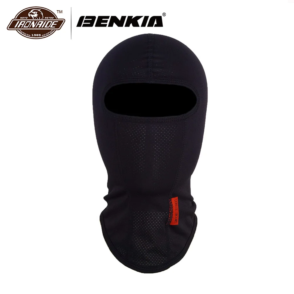 Воздухопроницаемая мотоциклетная маска для лица BENKIA впитывающая пот