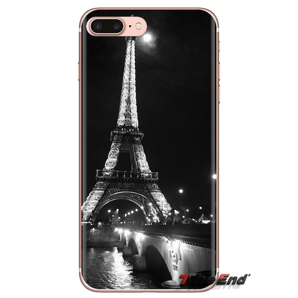 Eiffel Tower Night Bokeh Lights For Xiaomi Redmi 4A S2 Note 3 3S 4 4X 5 Plus 6 7 6A Pro Pocophone F1 TPU Transparent Shell Cover |