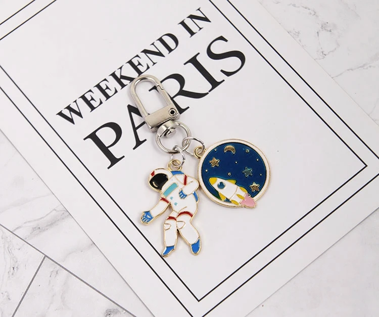 Брелок астронавта университета ключевые ювелирные изделия брелок для