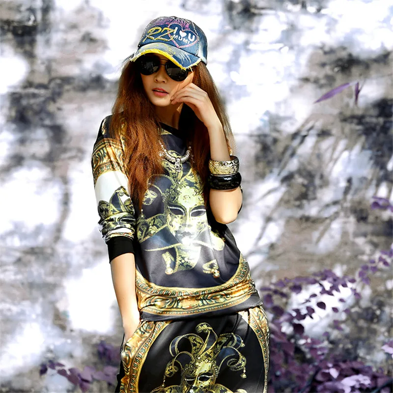 Женский пуловер в стиле хип хоп Just.be.never черная футболка с длинным рукавом и