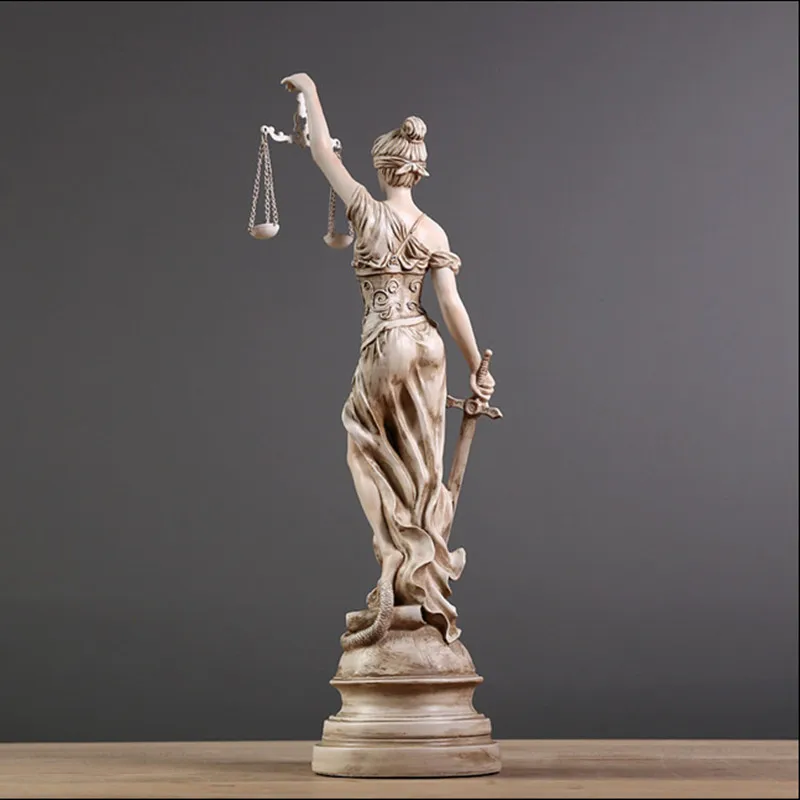 

Home Decoration Fashion Abstract Goddess Of Justice Sculpture Ornament Handmade Sandstone Wedding Decoration Gift Sculpture