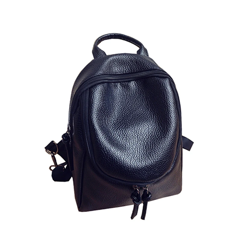Популярные женские рюкзак Водонепроницаемый из искусственной кожи Колледж