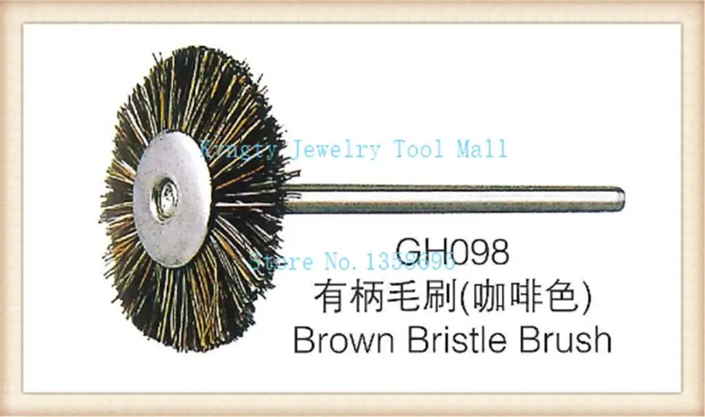 100 шт./лот зубные лабораторные полировальные щетки с ручкой монтируемые на