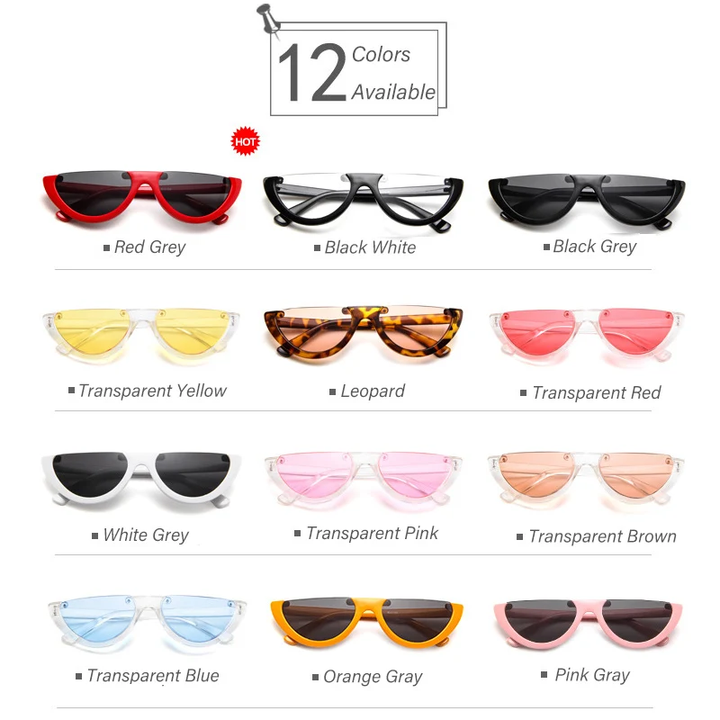 PLINTH винтажные женские солнцезащитные очки с кошачьим глазом Ray Bann полуоправы