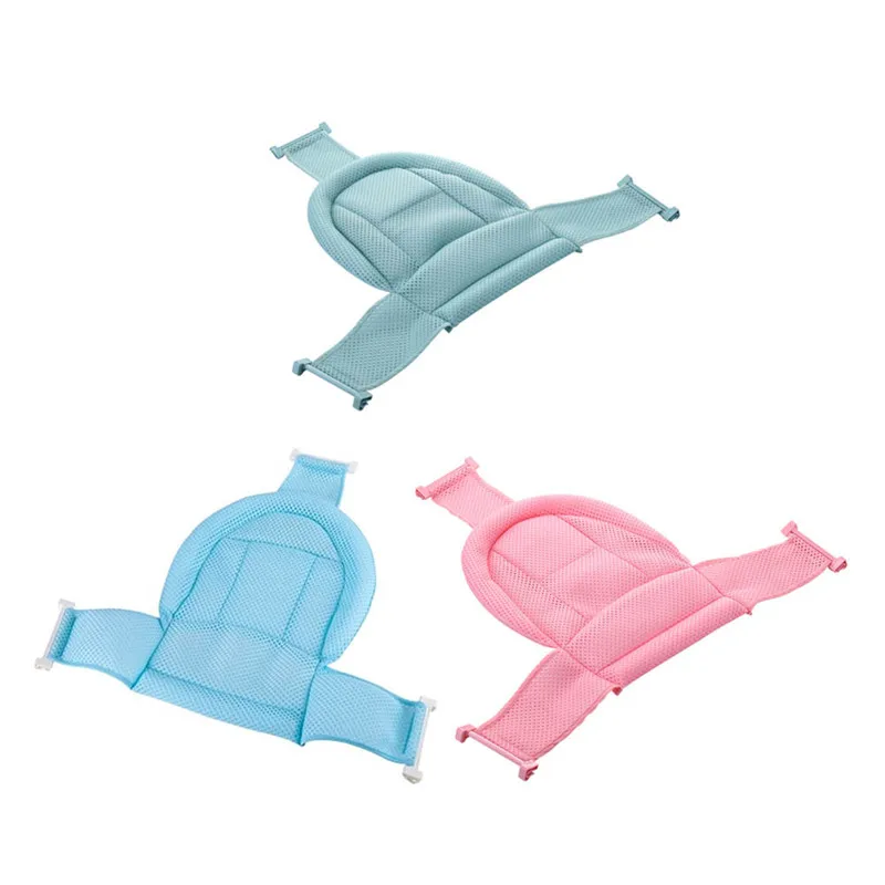 Детская Регулируемая Нескользящая сетка для душа ванны подушка сиденья