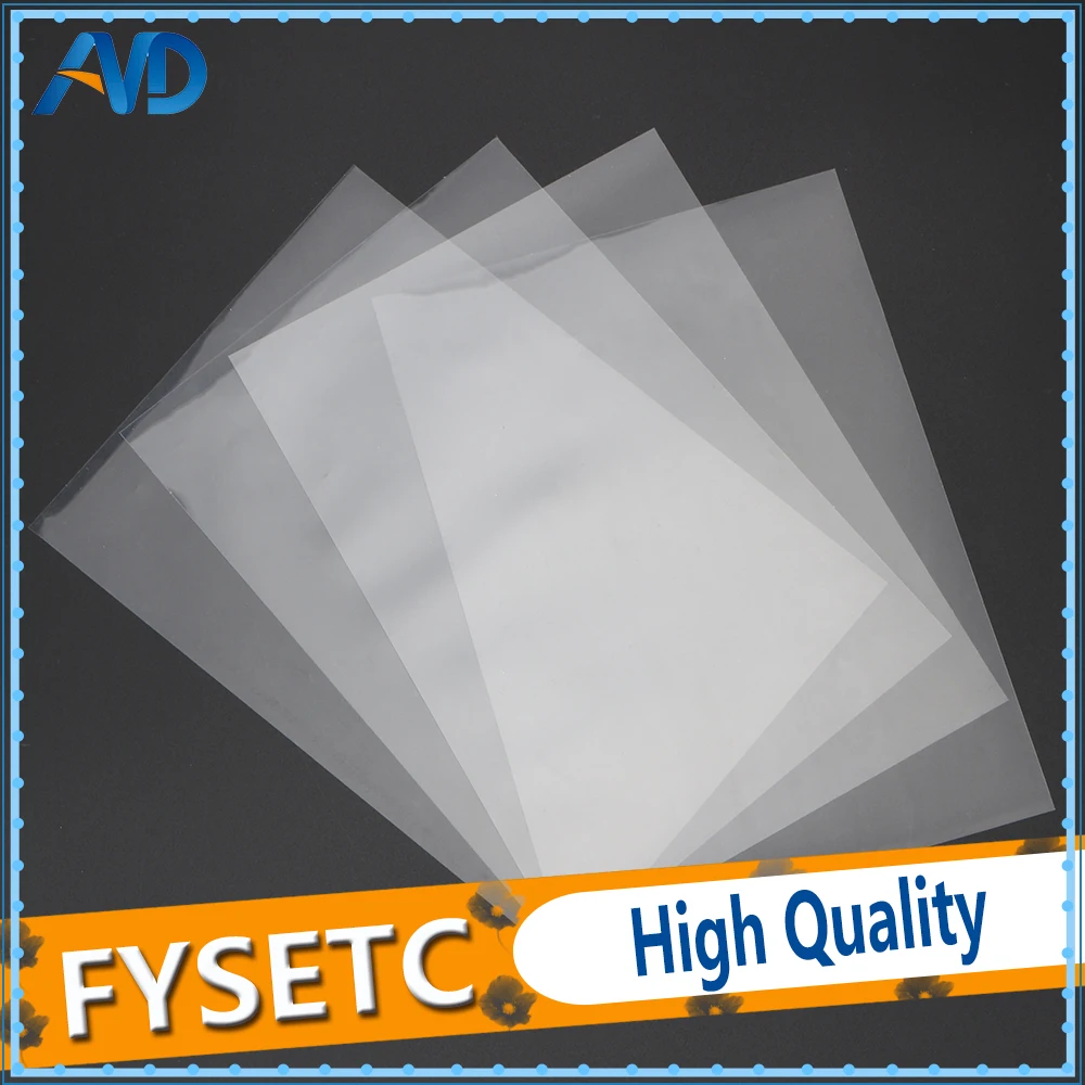 4 листа FEP пленки 120 мм x 180 0 1 DLP LCD SLA смолы 3D принтер для Wanhao Дубликатор D7 Proniks KLD 1260 YHD