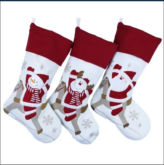 Бесплатная доставка 3 шт./лот рекламная оптовая продажа Вышитые рождественские