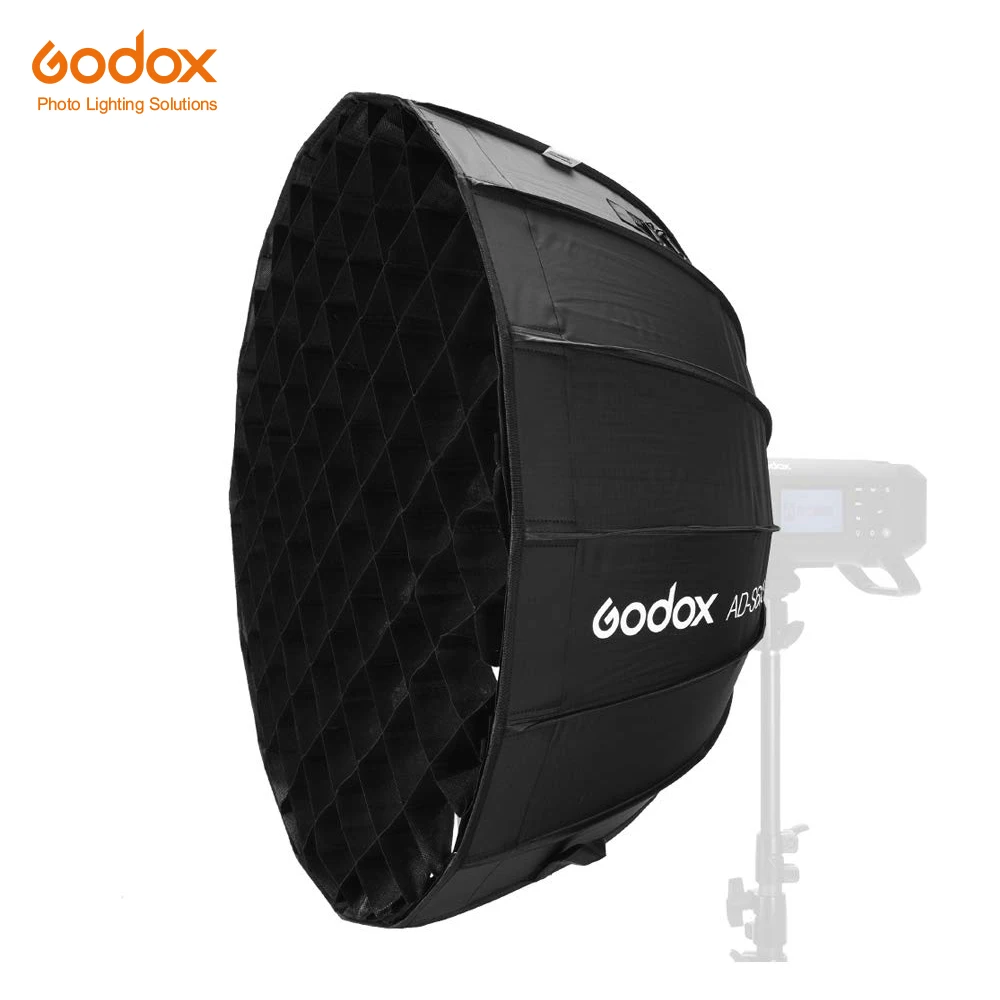 Godox AD S65S 65 см Серебряный глубокий параболический софтбокс с сотовой сеткой
