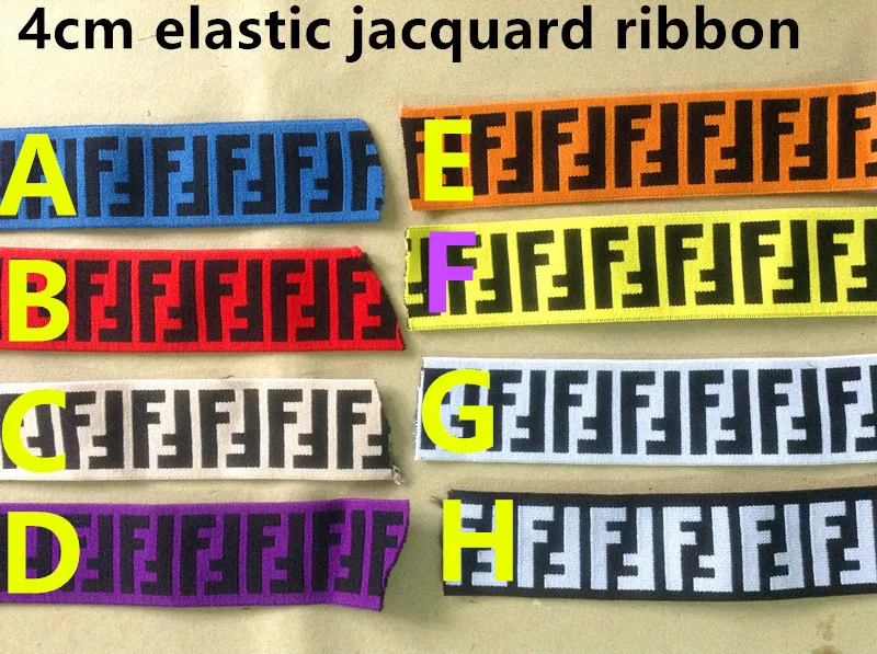 1.5-дюймовая красочная эластичная тесьма 38-40 мм, 8 ярдов, для декора, шитья, создания сумок, одежды, ремней и аксессуаров QX181030A ON.