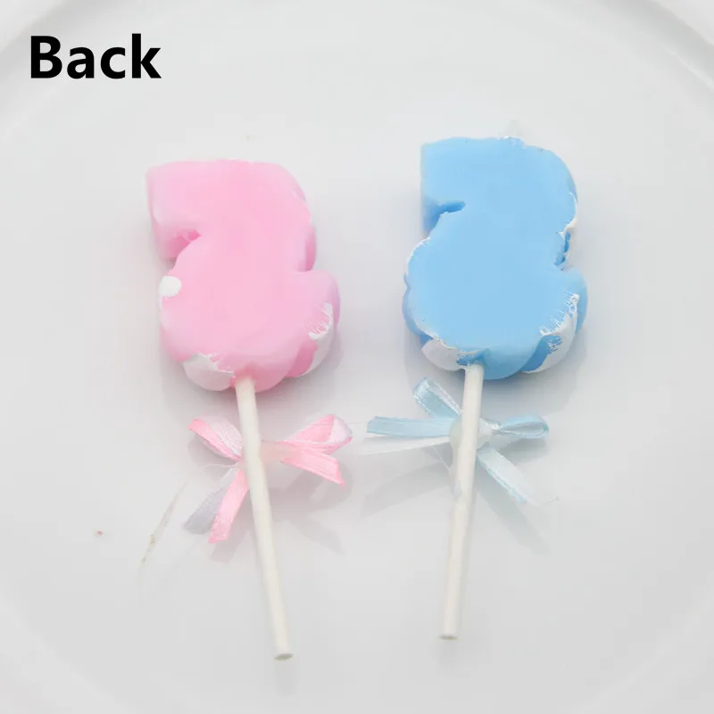 Высокое качество Творческий Зефир номер свечи Baby Shower первый день рождения девочка мальчик Вечеринка день рождения торт Топпер украшения детей