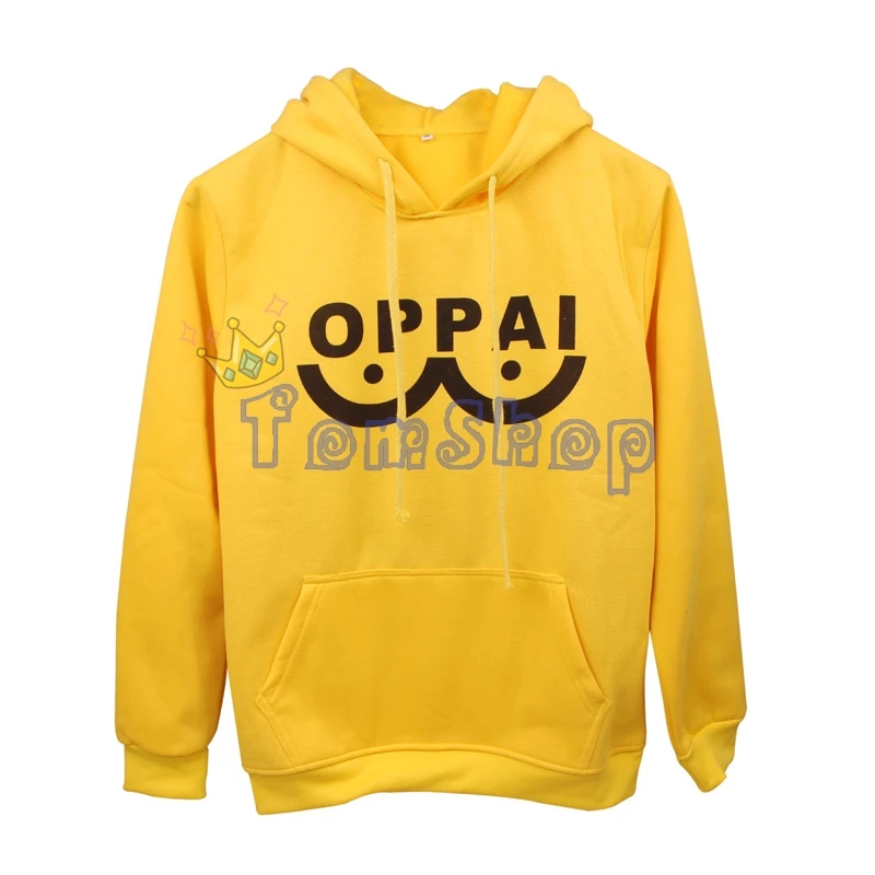 Аниме One Punch Man желтые толстовки с капюшоном верхняя одежда куртка плащ костюм для косплея бесплатная