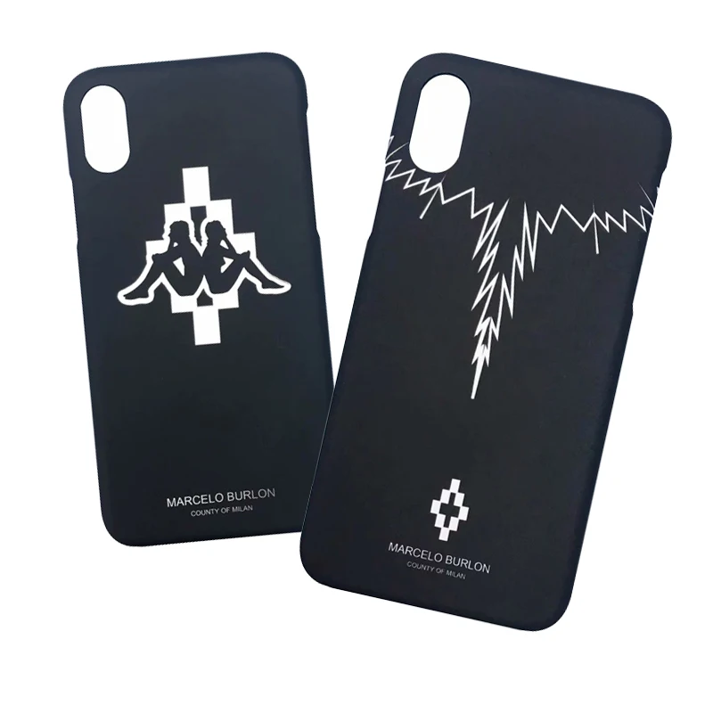 Marcelo Burlon Cover For iPhone 7/8/X/6/6S/6Plus/7 Plus PC Case Hard Plastic Animal Funda 7/8/X Snake |