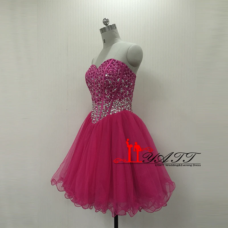 2016 скромное платье для девочек 8 класса милое выпускного вечера шикарное розовое